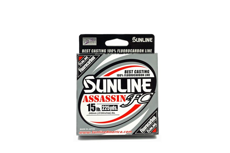 معدات صيد السمك من Sunline 63042306 4594-0112 Assassin FC 15 رطل، 15 رطل